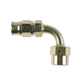 Zinc Plated Steel Reusable BSP 90 Degree Female Fitting