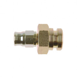 Zinc Plated Female Fitting with Circlip Groove (Convex Seat)