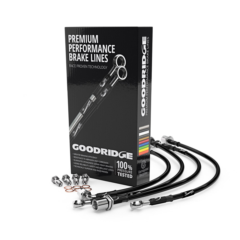 Goodridge For Toyota Celica GT4 Turbo ST185 Braided Brake Kit Lines Hoses 