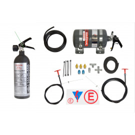 Rally Pack Lifeline Zero 360 3Kg Gas Mechanical Car Fire Extinguisher with 2Kg Handheld