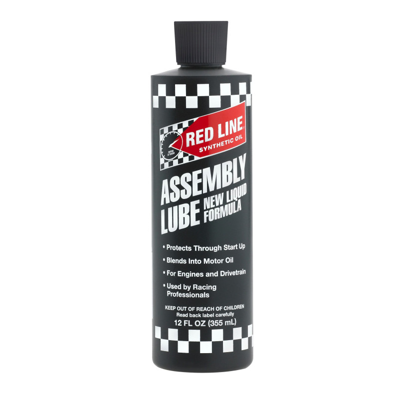 Red Line Liquid Assembly Lube 12OZ available now at CAM Auto Developments